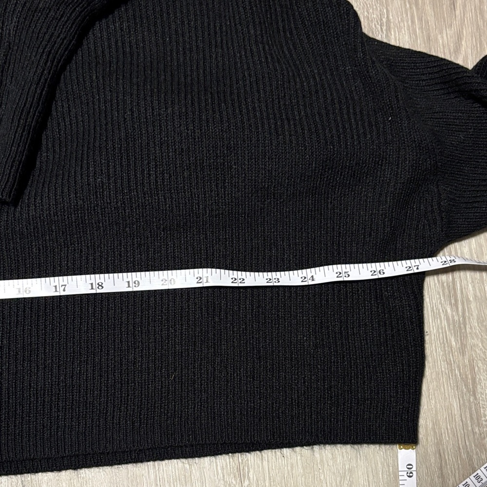 Divided Black Cowl Neck Sweater - Picture 2 of 2